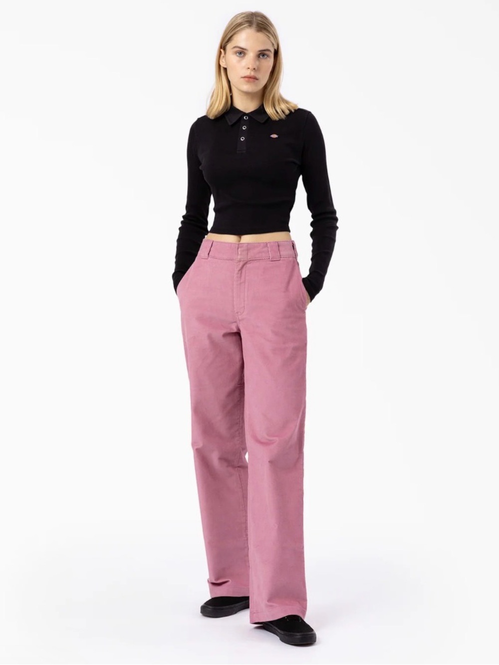 Dickies corduroy pink pants womens size 6